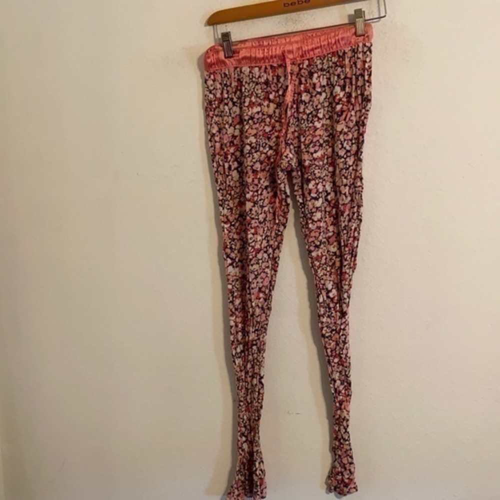MIDNIGHT CAROLE HOCHMAN PINK PANTS SIZE SMALL